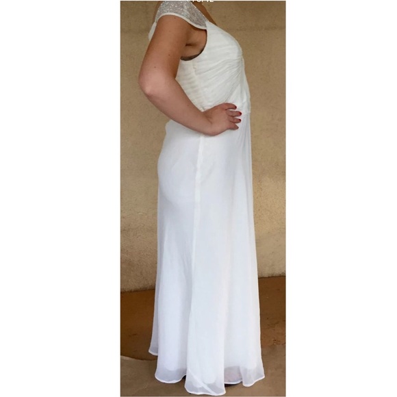 Ralph Lauren Evening Long Formal Wedding Silk Gown - Picture 5 of 8